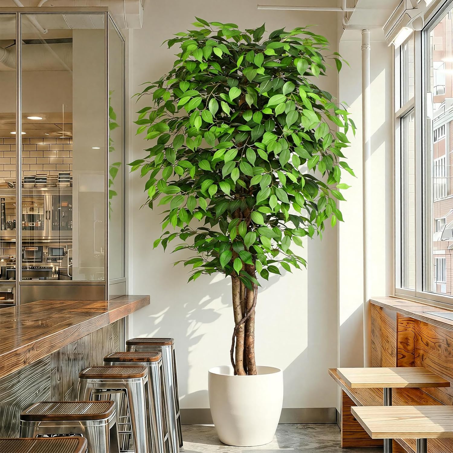 Lifelike Artificial Ficus Tree - đánh giá và giá Monstera Adansonii