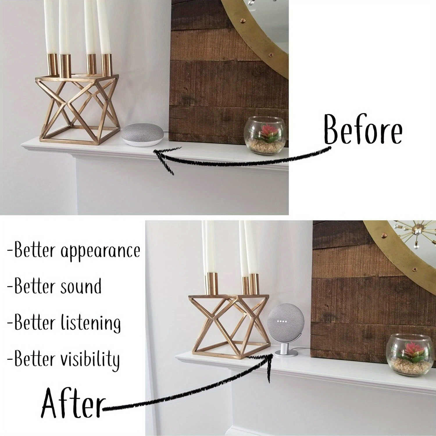Smart Speaker Display Stand Ho - đánh giá và giá Google Speaker Nest Audio