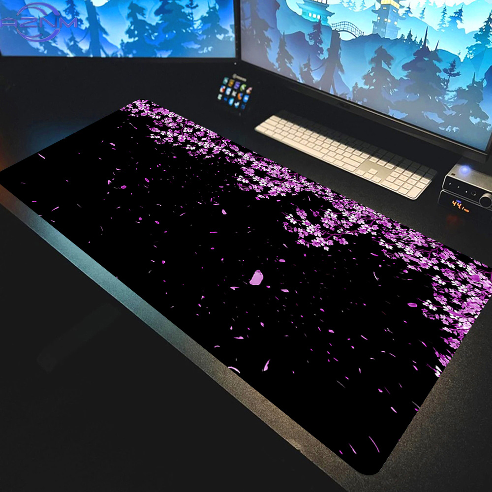 Kawaii Purple Flower Desk Mat  - đánh giá và giá Tradescantia Purple