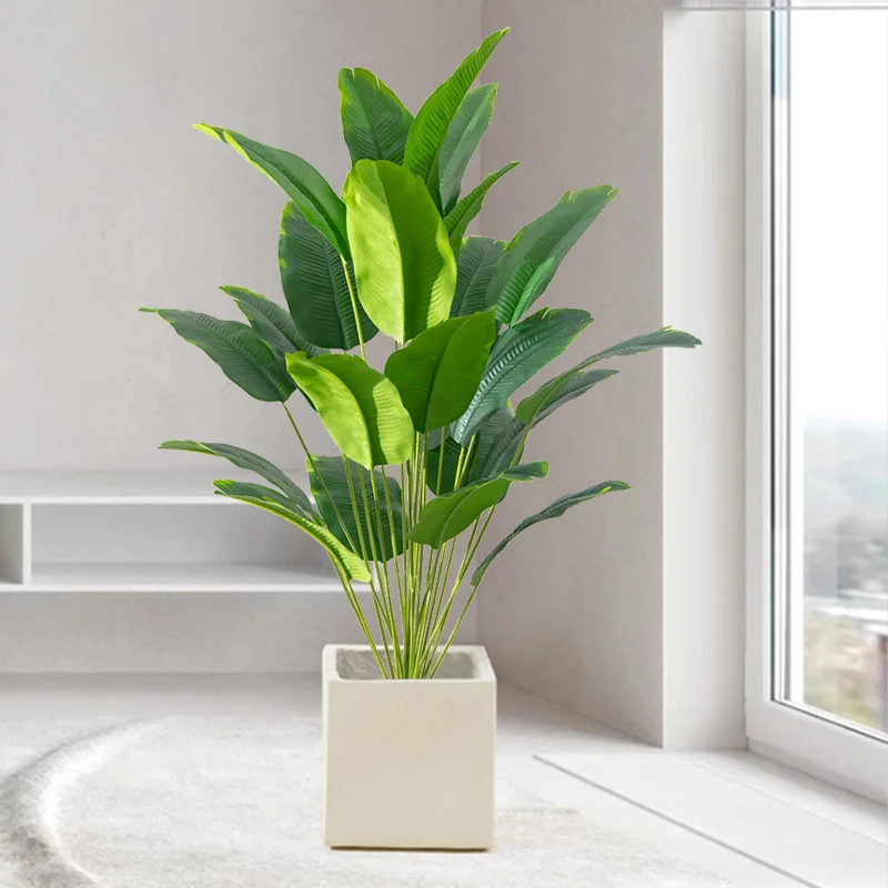 1pc Artificial Plants Large Tr - đánh giá và giá Monstera Adansonii